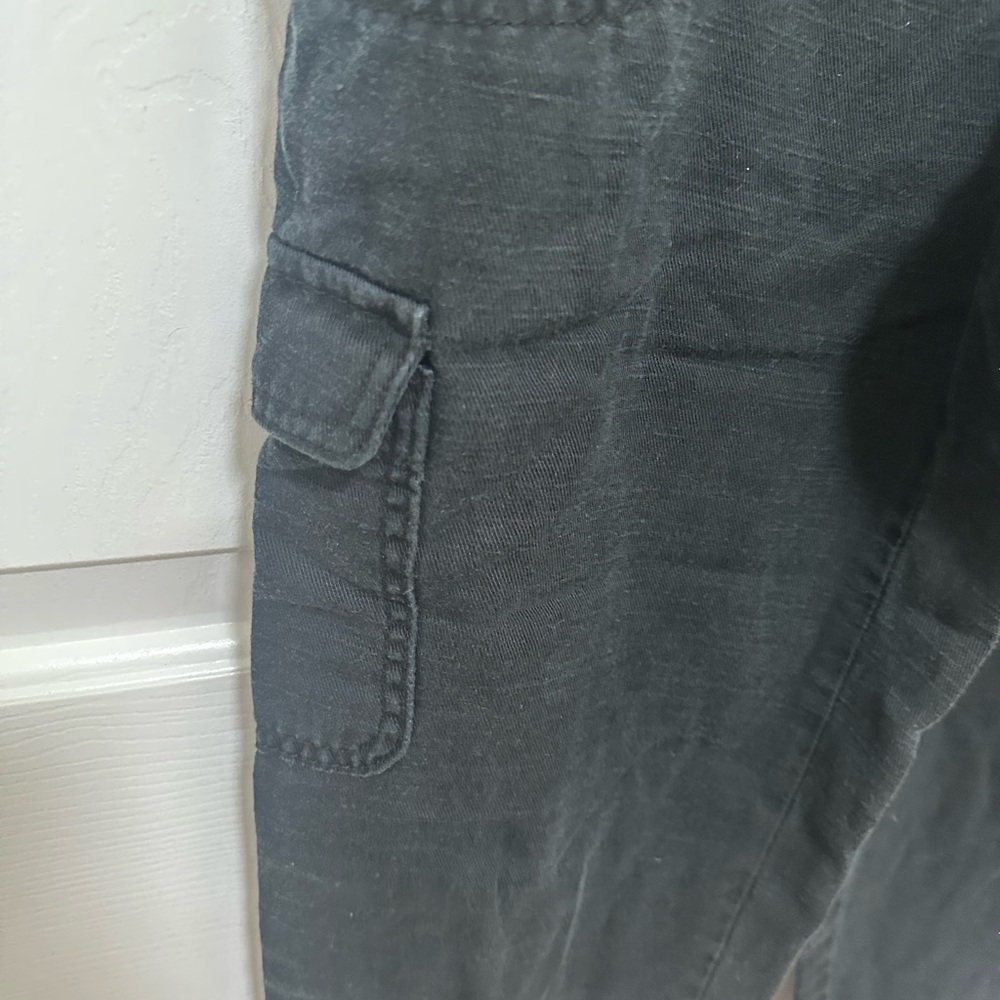 0170‎ Wonderly Black Cargo Pants women’s PS button closure - Picture 3 of 7